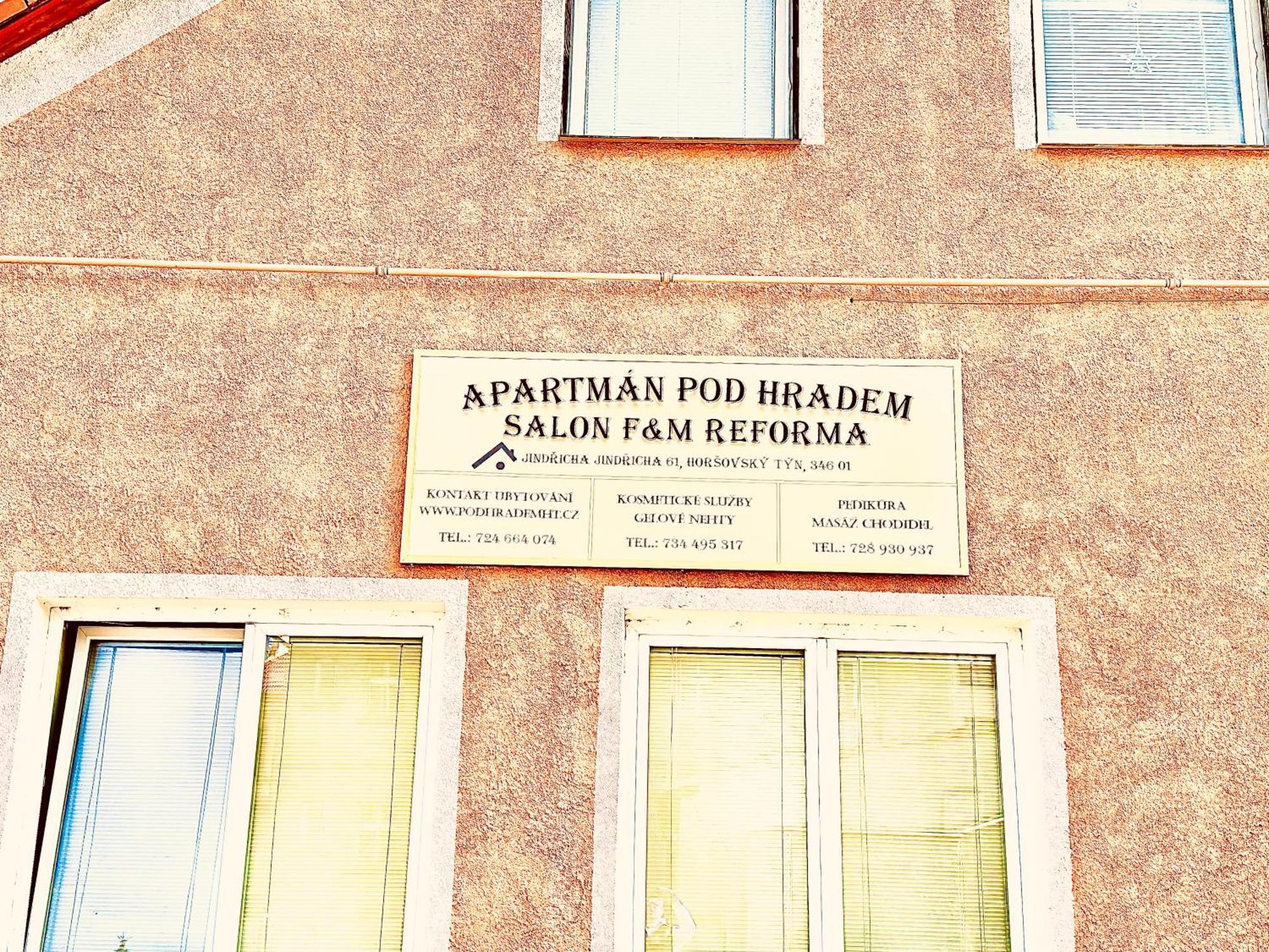Apartman Pod Hradem Horsovsky Tyn Luaran gambar